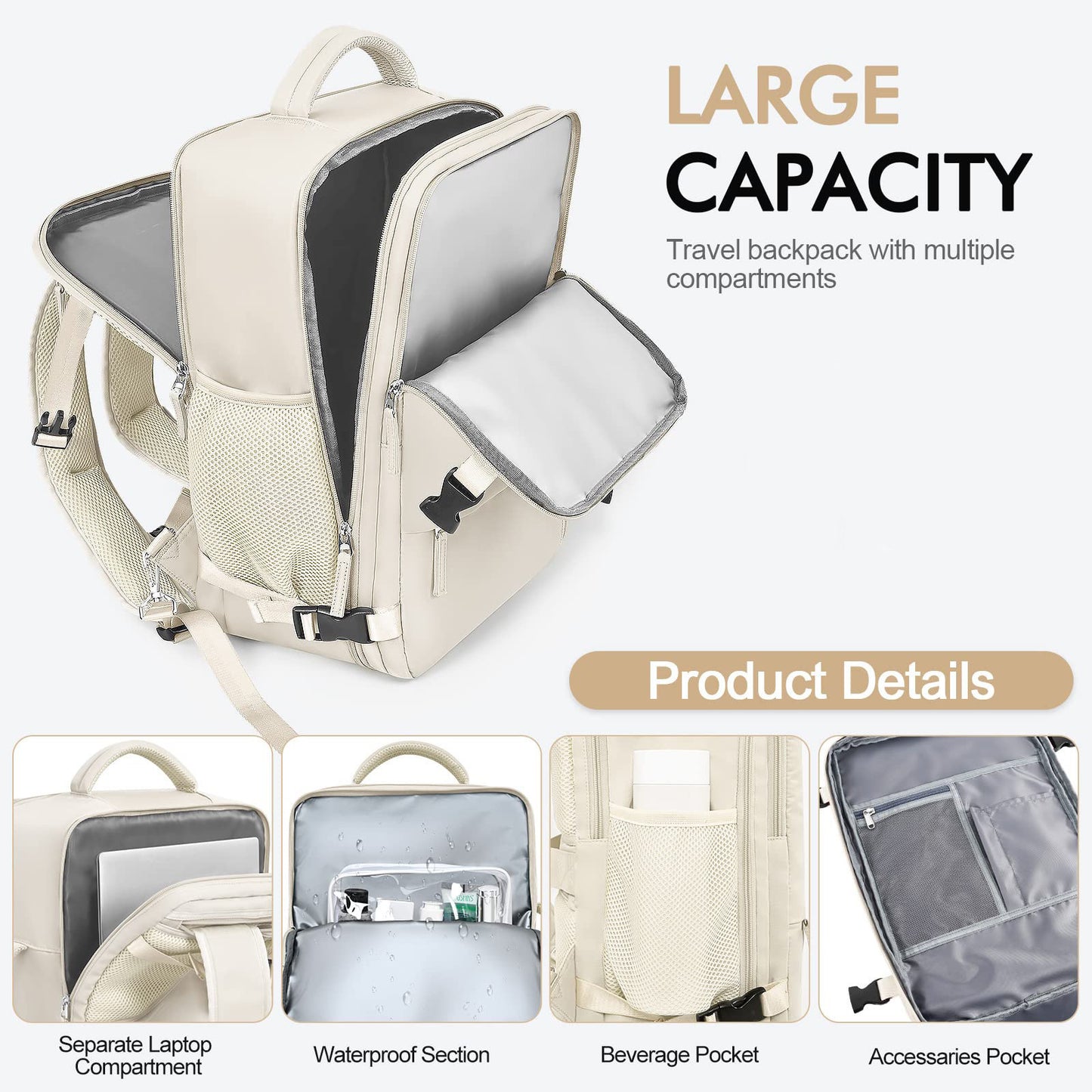 Women's New Slouchy Large Capacity Computer Backpacks