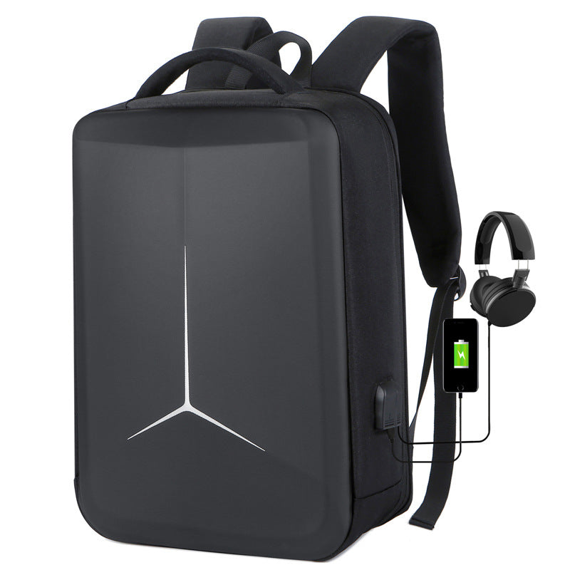 Men's Graceful Simple Business Inch Charging Backpacks