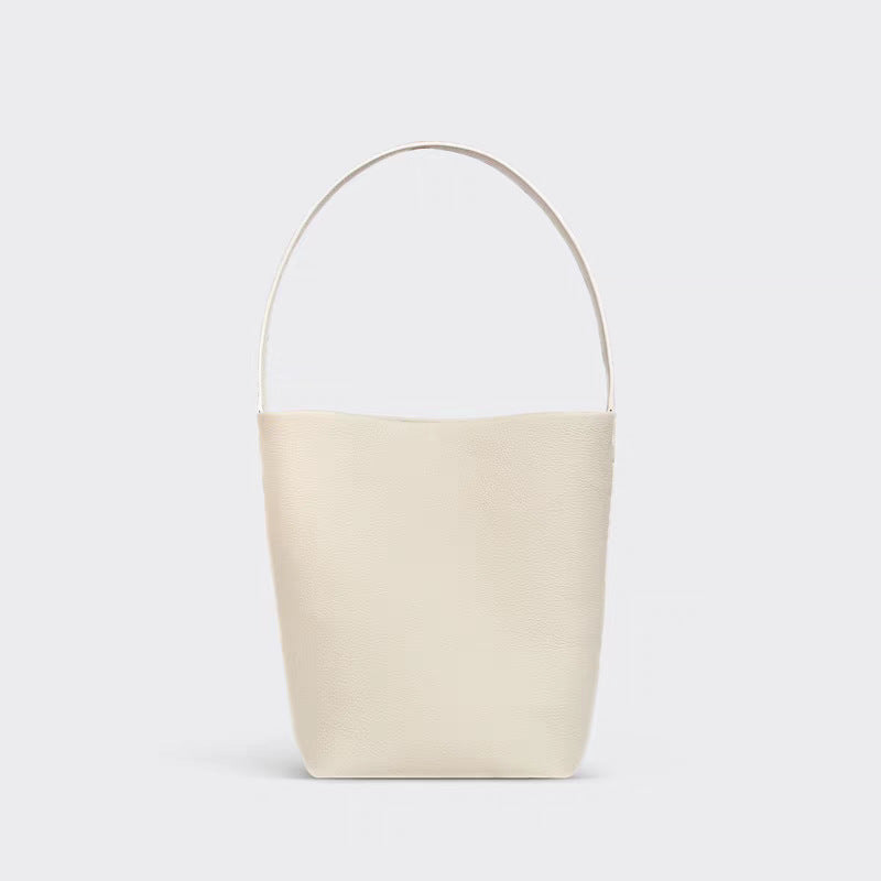 Women's Layer Cowhide High-grade Large Capacity Minimalist Bucket Bags