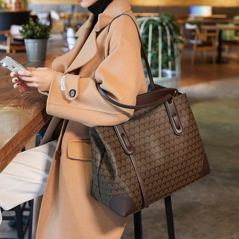 Women's Fashionable Easy Matching Simple Portable Large Bags