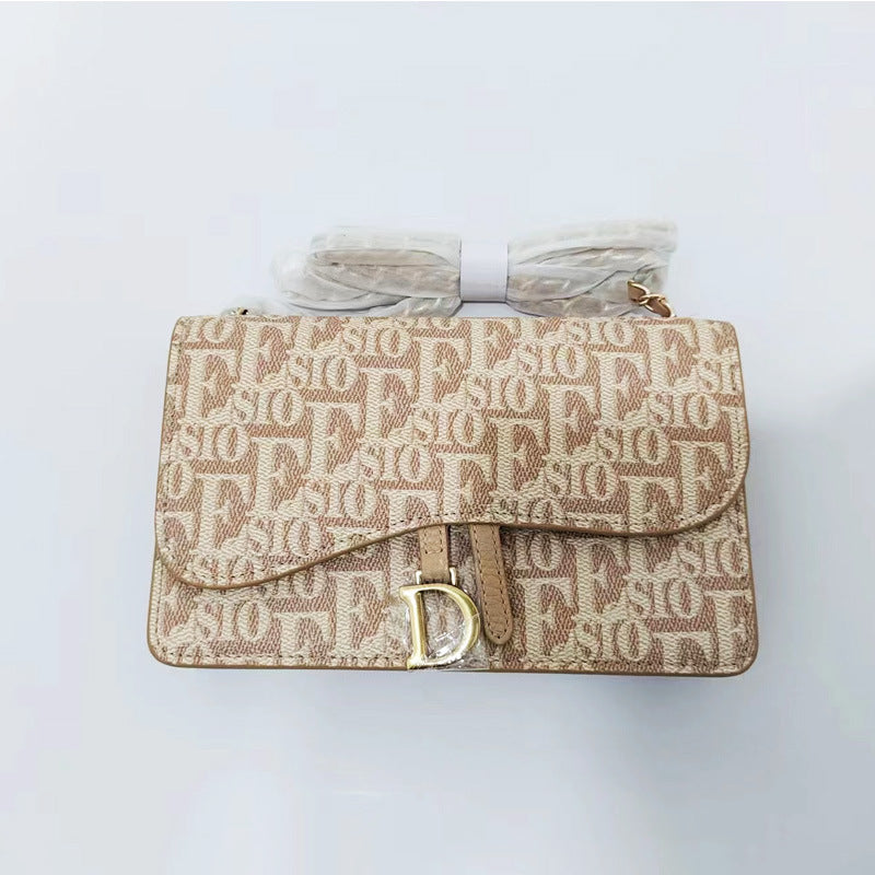 Women's Genuine Leather Fashion Crocodile Pattern Chain Crossbody Bags
