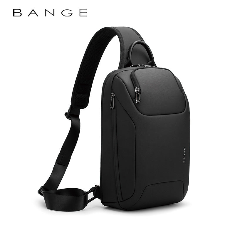 Men's Business Commute Large Capacity Korean Motorcycle Men's Chest Bags