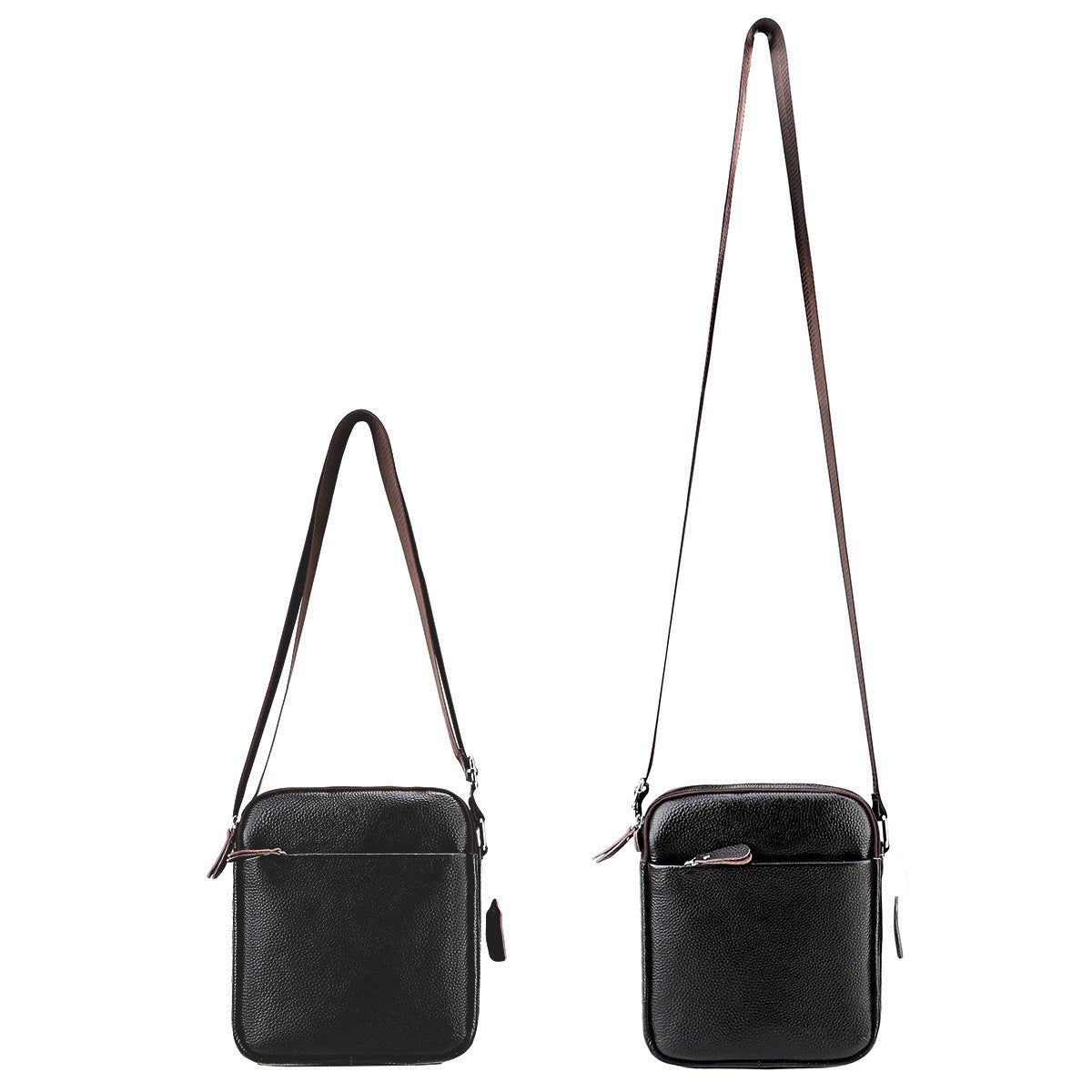 Men's Genuine Leather Fashion Cowhide Large Capacity Men's Messenger Bags
