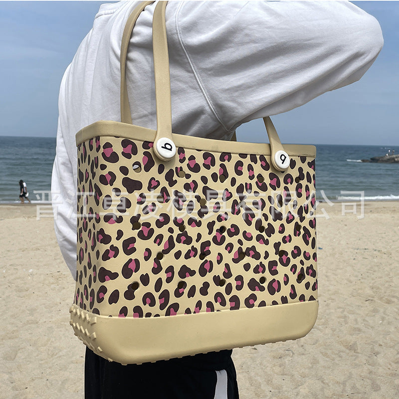 Beach Printing Hole Large Capacity Storage Travel Bags