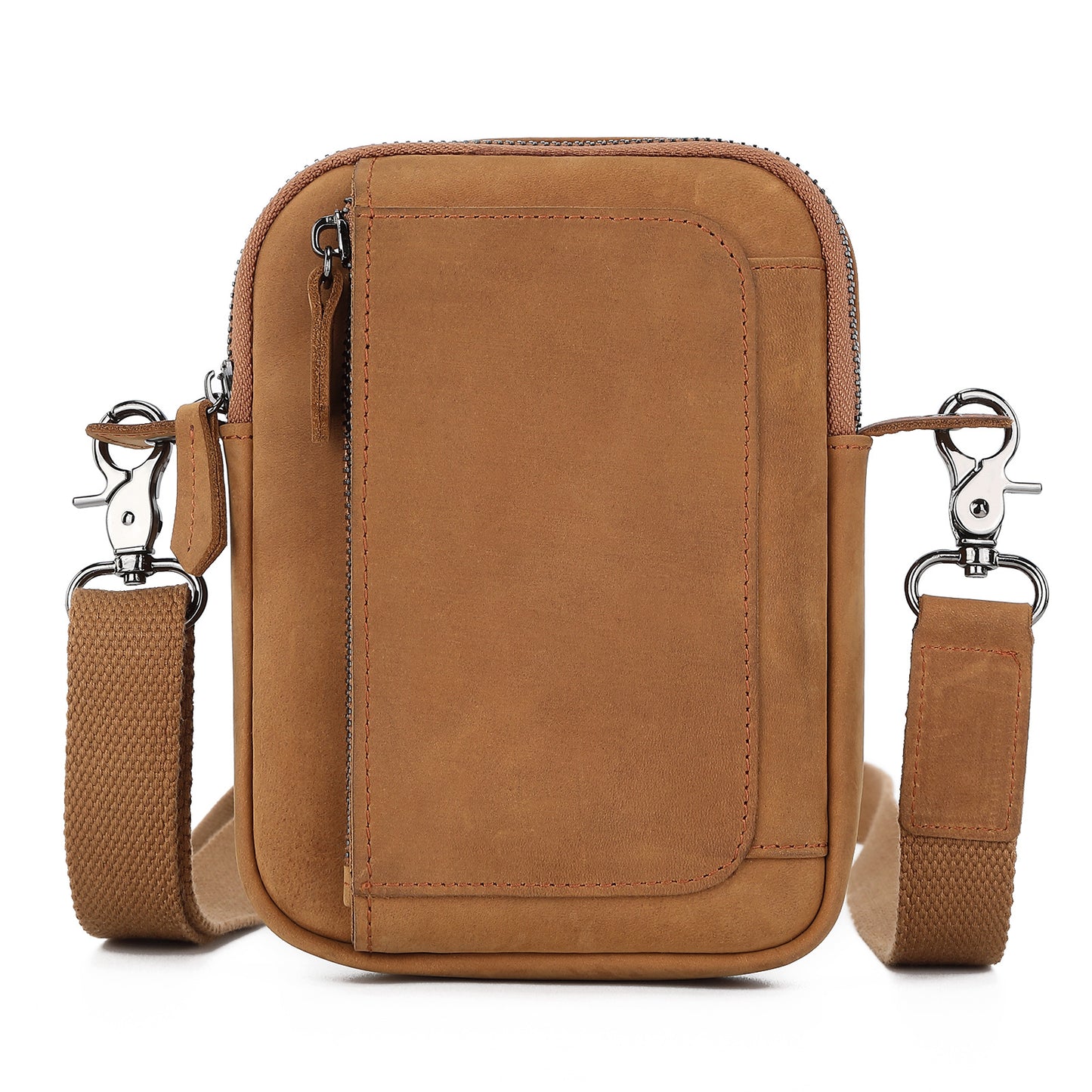 Men's First Layer Cowhide Leather Top Crazy Horse Men's Shoulder Bags