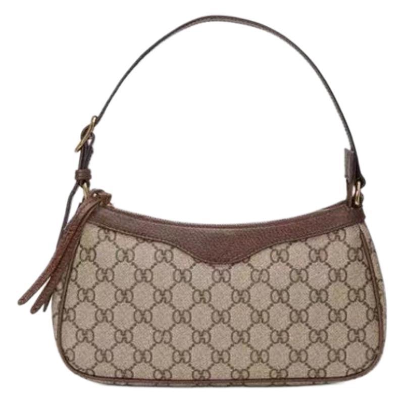 Women's Classic Presbyopic Mahjong Underarm Trendy Leather Armpit Bags