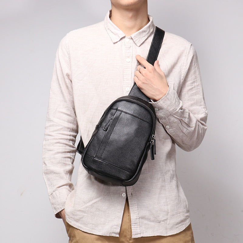 Women's & Men's & Genuine Leather Cowhide Large Capacity Bags