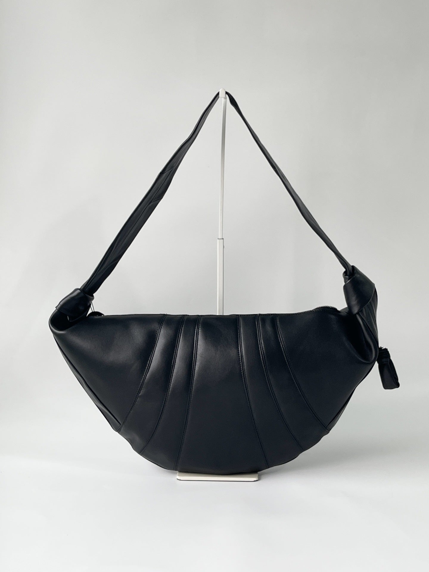 Croissant Soft Sheepskin Dumpling Genuine Leather Underarm Crossbody Bags