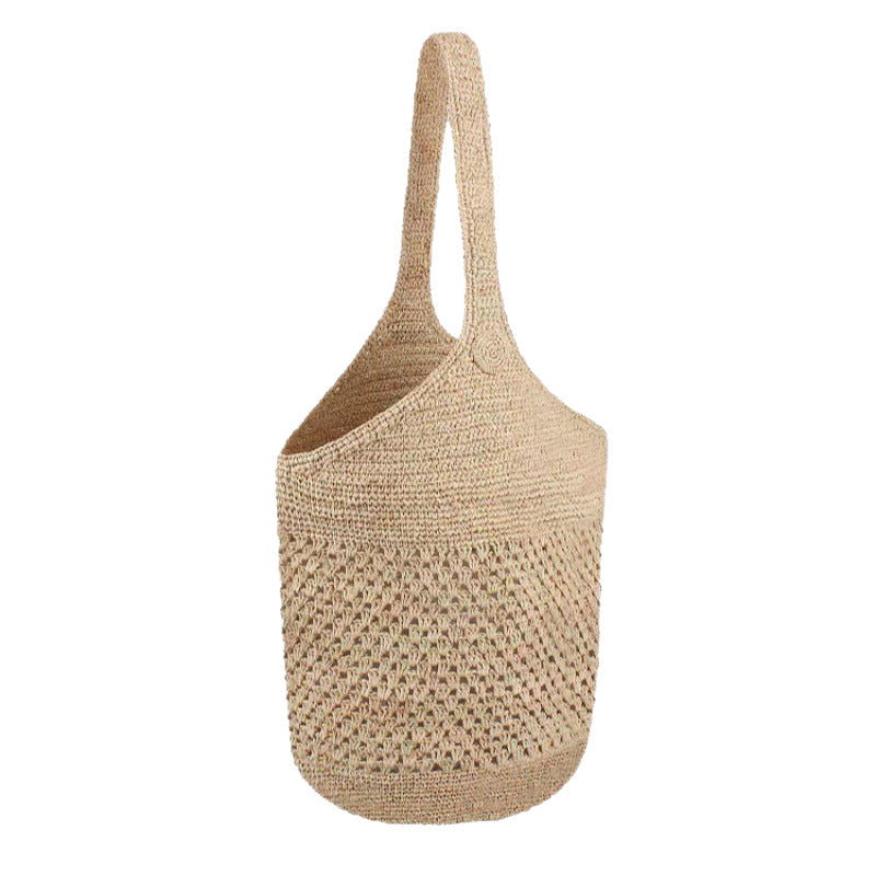 Women's Woven Packing Straw Large Capacity Totes Bucket Bags