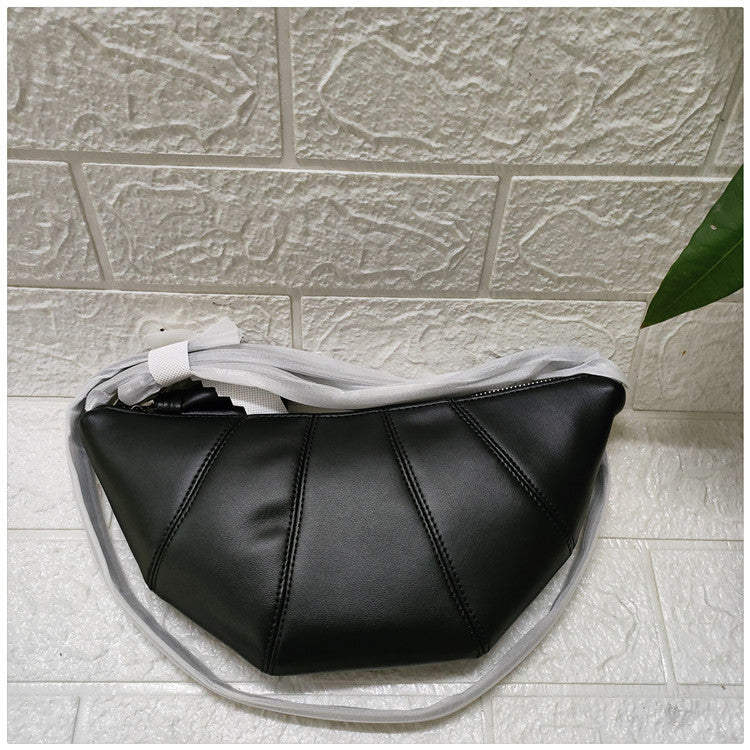 Women's First Layer Cowhide One Sheepskin Dumpling Crossbody Bags