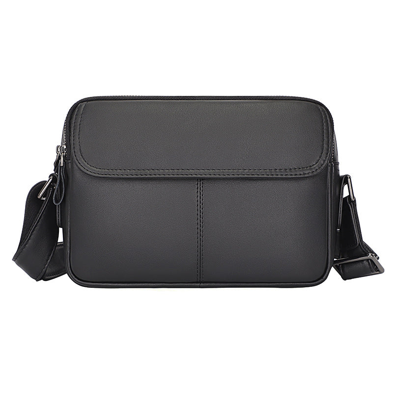 Men's Glamorous Leather First Layer Cowhide Men's Shoulder Bags