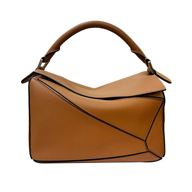 Women's Trendy Geometric Rhombus Contrast Color Advanced Crossbody Bags