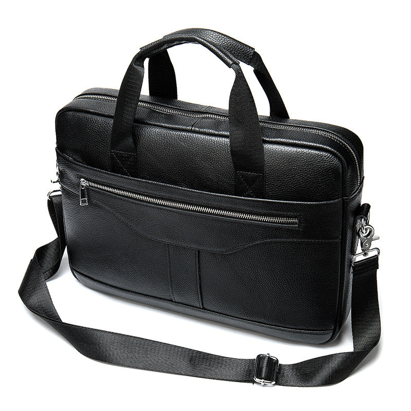 Men's Leather Business Retro First Layer Cowhide Men's Briefcases