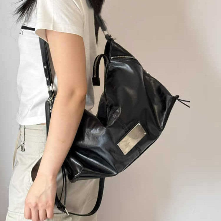 Niche Side Zipper Commuter Dumpling Underarm Shoulder Bags