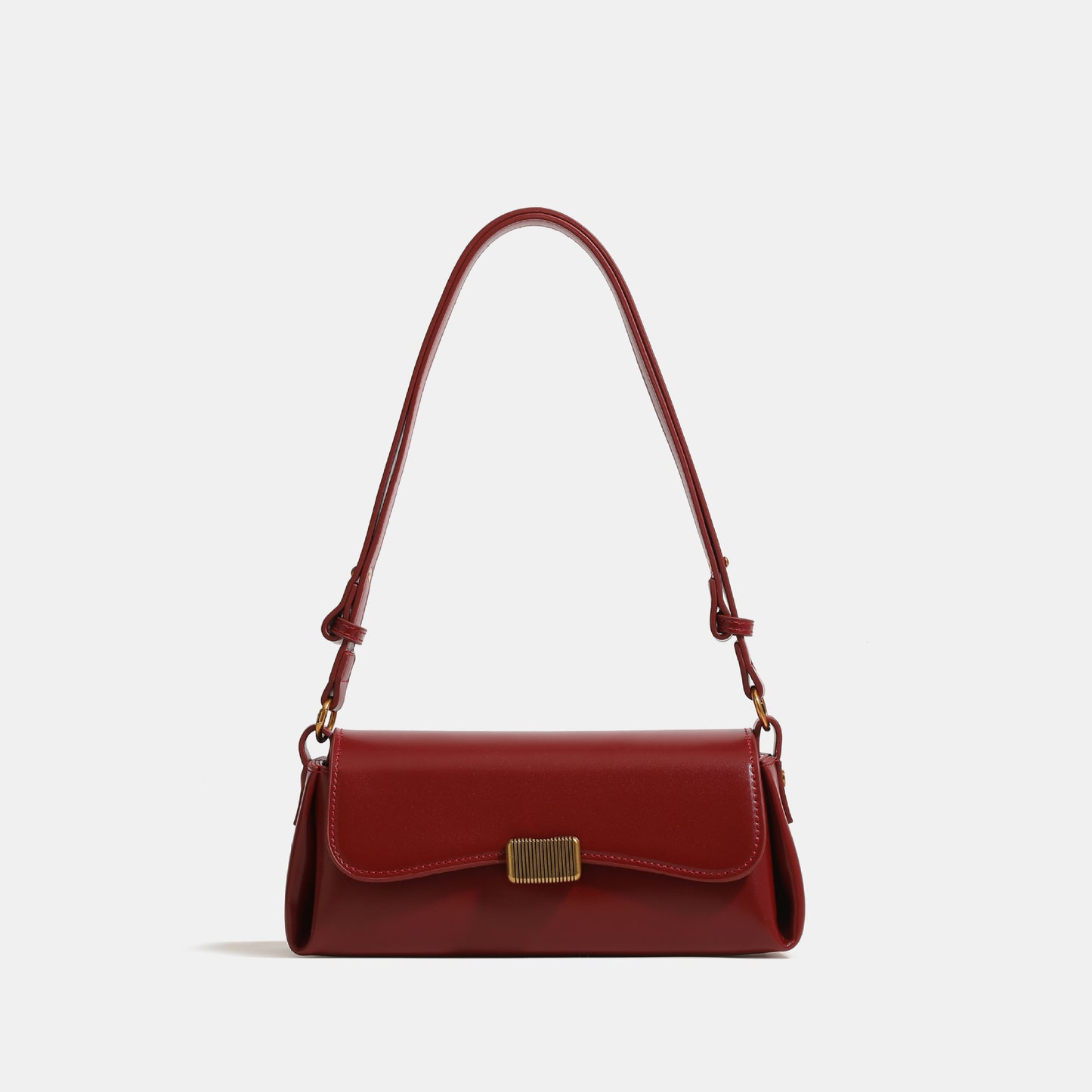 Women's Retro French Stick Underarm Fashionable Design Small Square Bags