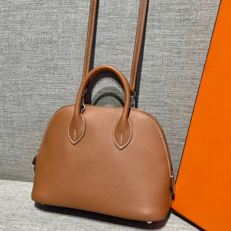Wax Line Bowling Shell Top Layer Crossbody Bags
