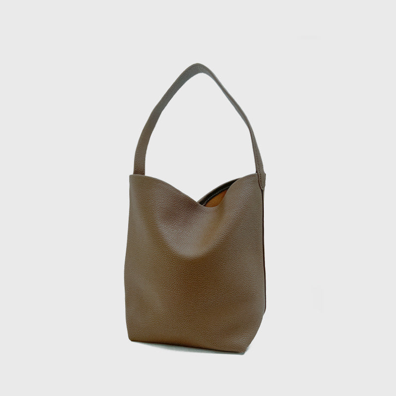Women's Big Fashion Commuter Easy Matching Genuine Shoulder Bags