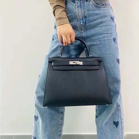 Vintage Kelly Palm Print Top Layer Bags