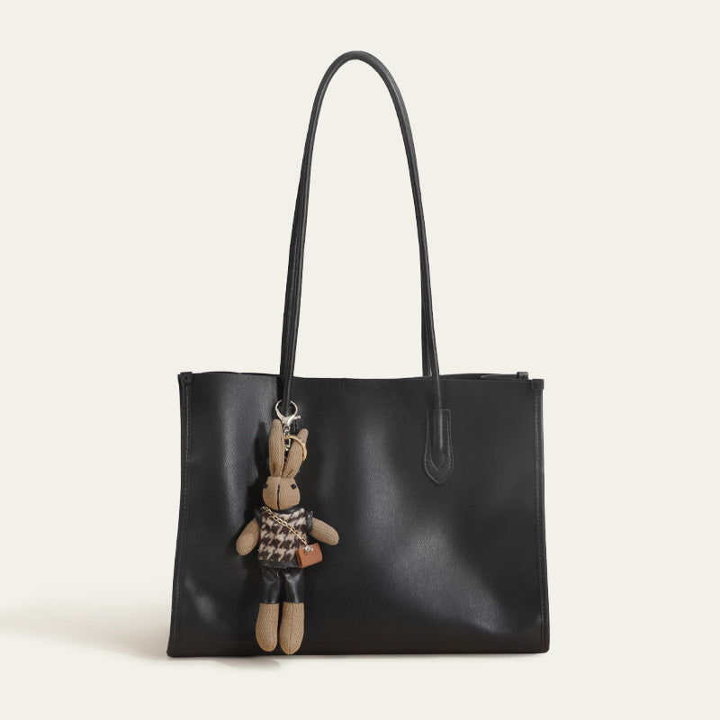 Women's Capacity Commuter Niche Cowhide Underarm High Sense Tote Bags