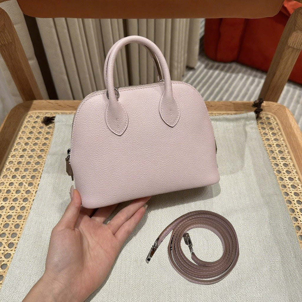 Wax Line Bowling Shell Top Layer Crossbody Bags
