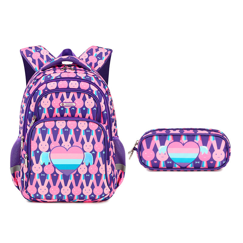 Boys Grade Stylish Lightweight Hu Ji Elementary School Students' Schoolbags