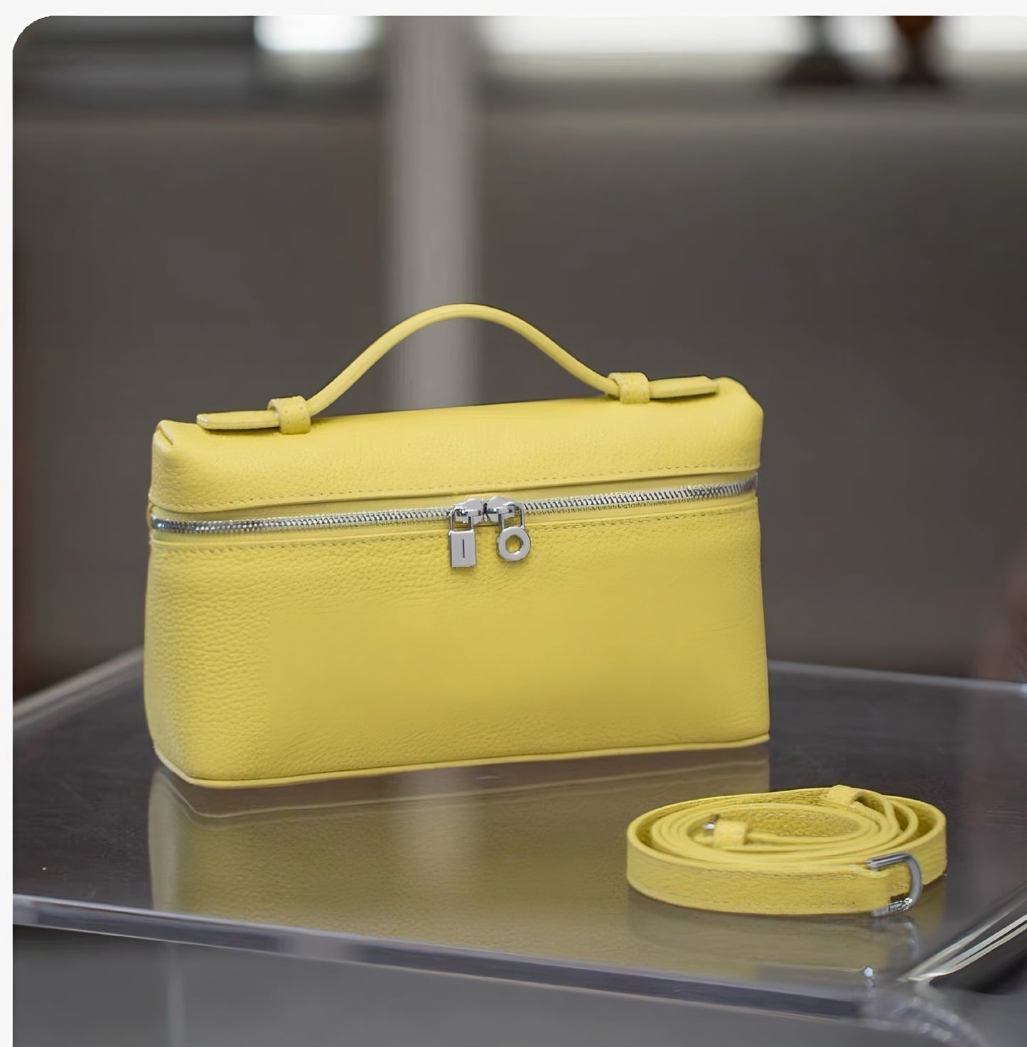 Women's Box First Layer Cowhide High Quality Crossbody Bags