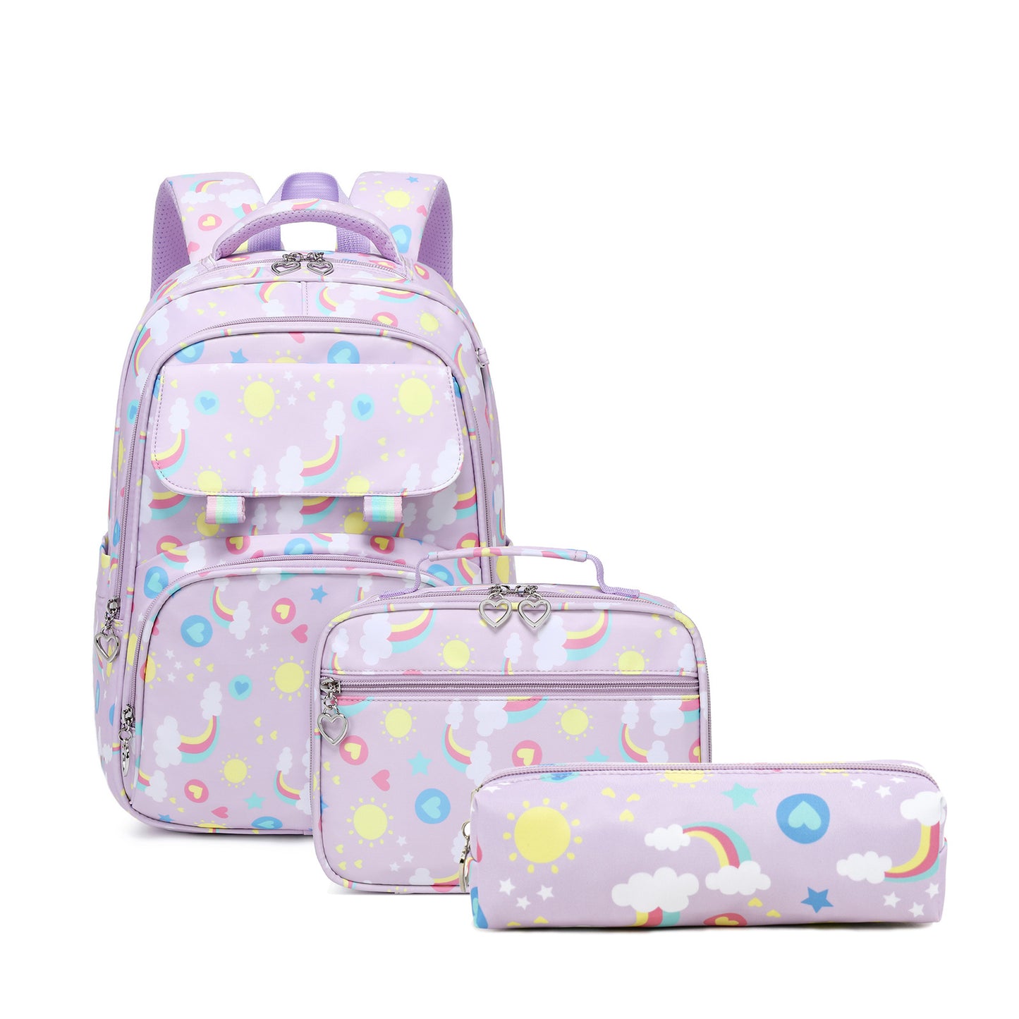 Women's Two-piece Set Cute Printed Waterproof For Backpacks