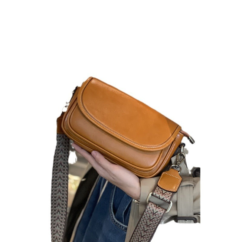 Women's Fashionable Genuine Leather Cowhide Retro Fashion Shoulder Bags