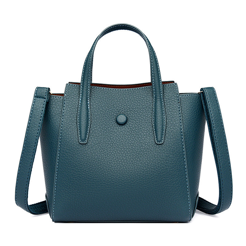 Women's Commuter Portable Simple Solid Color High Shoulder Bags