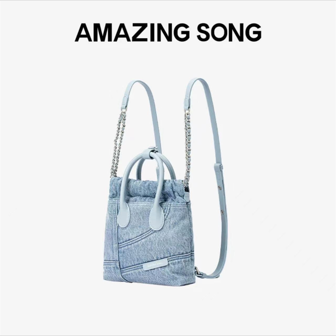 Women's Wandering Series Fashionable Large Capacity Genuine Tote Bags