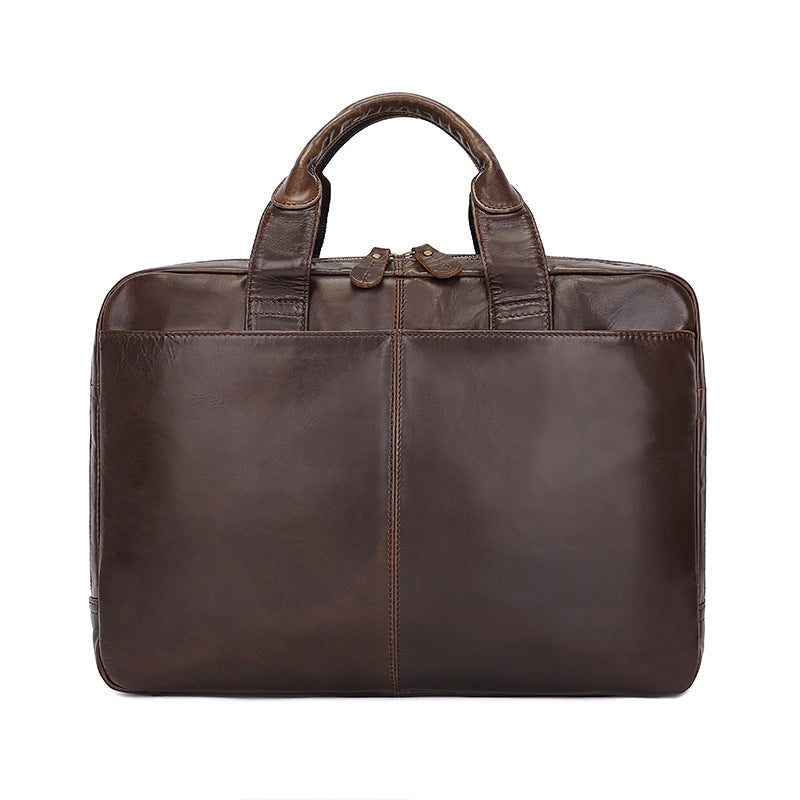 Men's Imported First Layer Cowhide Retro Oil Men's Briefcases