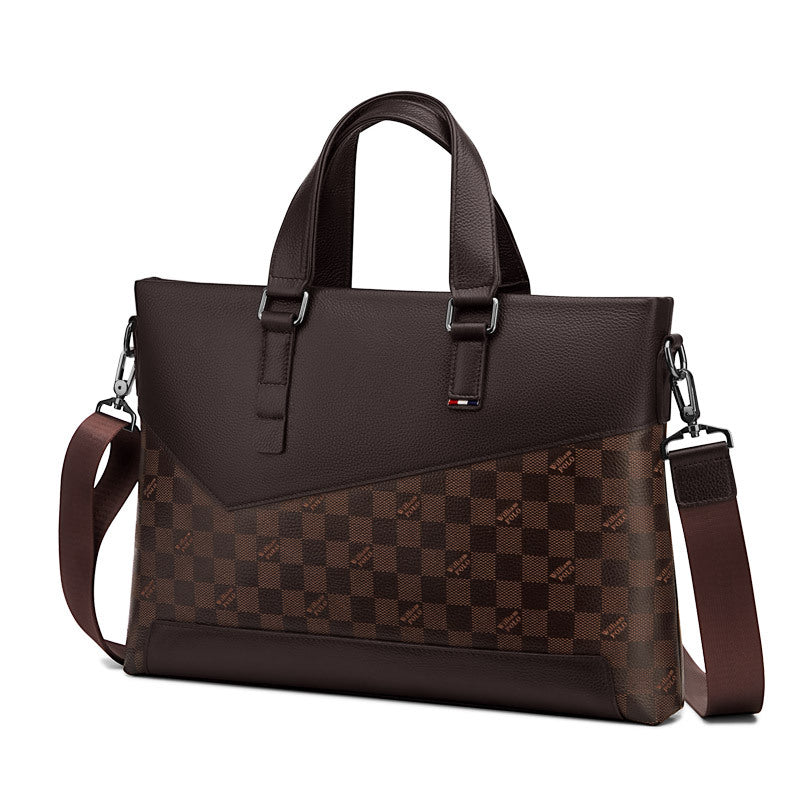 Men's Emperor Paul Computer Cattle Leather Men's Briefcases