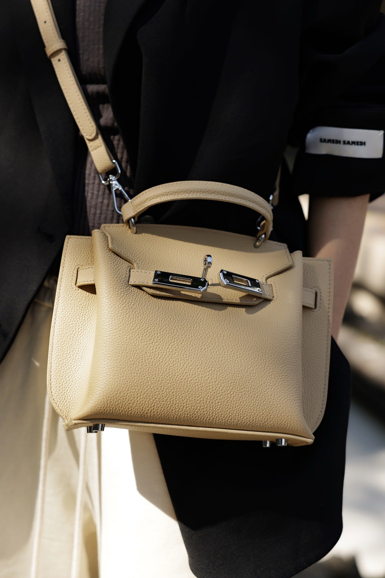 Layer Cowhide Kelly Versatile Retro Genuine Handbags