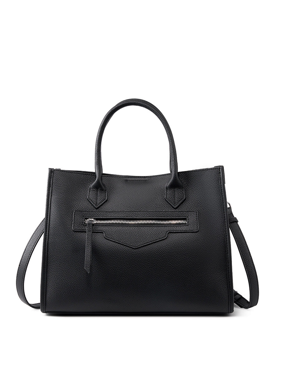 Women's Design Commuting Large Genuine Leather Capacity Retro Tote Bags