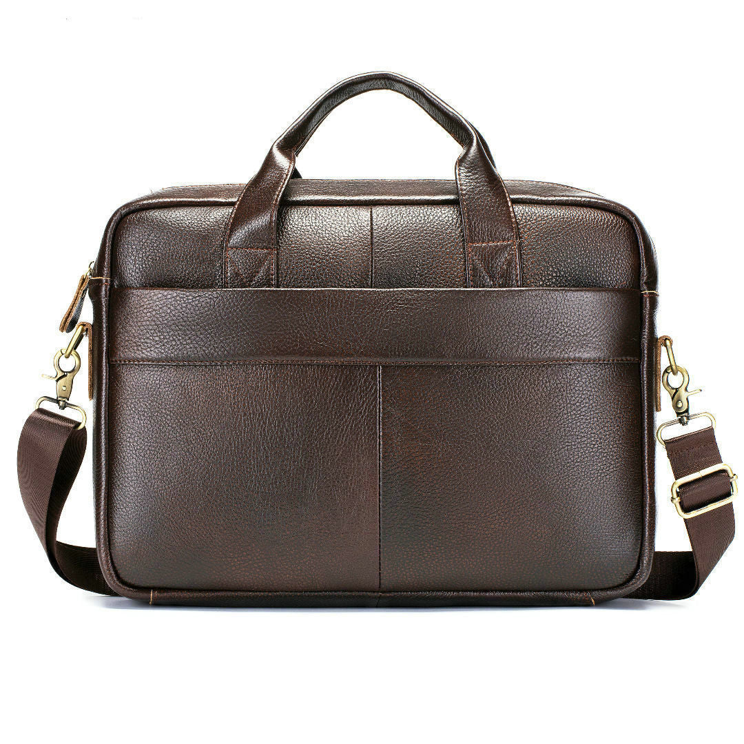 Men's Business Genuine Leather Retro First Layer Men's Briefcases