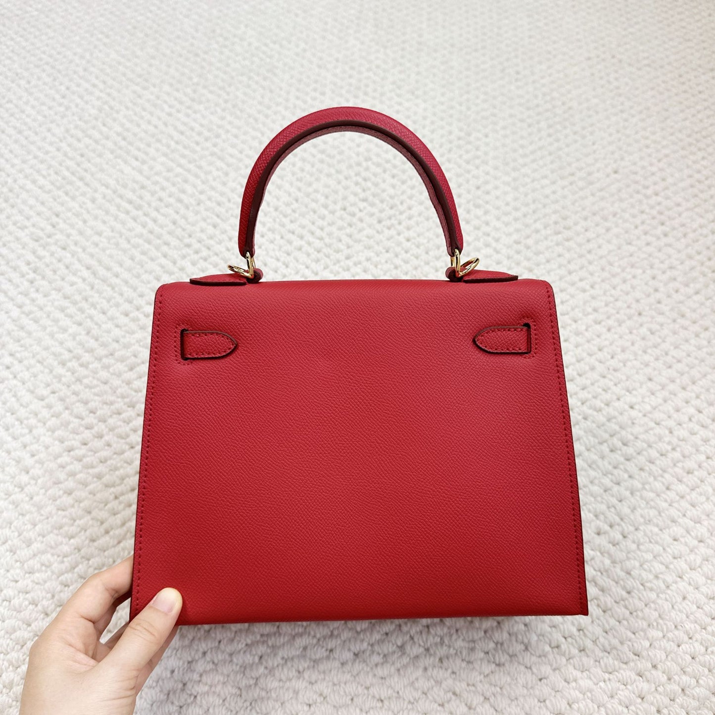 Women's High-grade First Layer Cowhide Kelly Fashion Handbags
