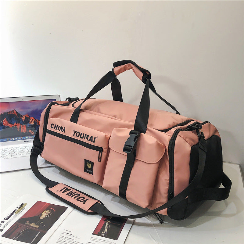 Women's & Men's & Hand-held Training Dry Wet Separation Travel Bags