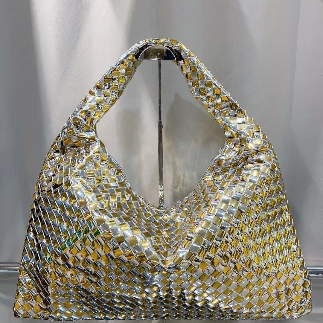 French Style High Sense Woven One Underarm Bags