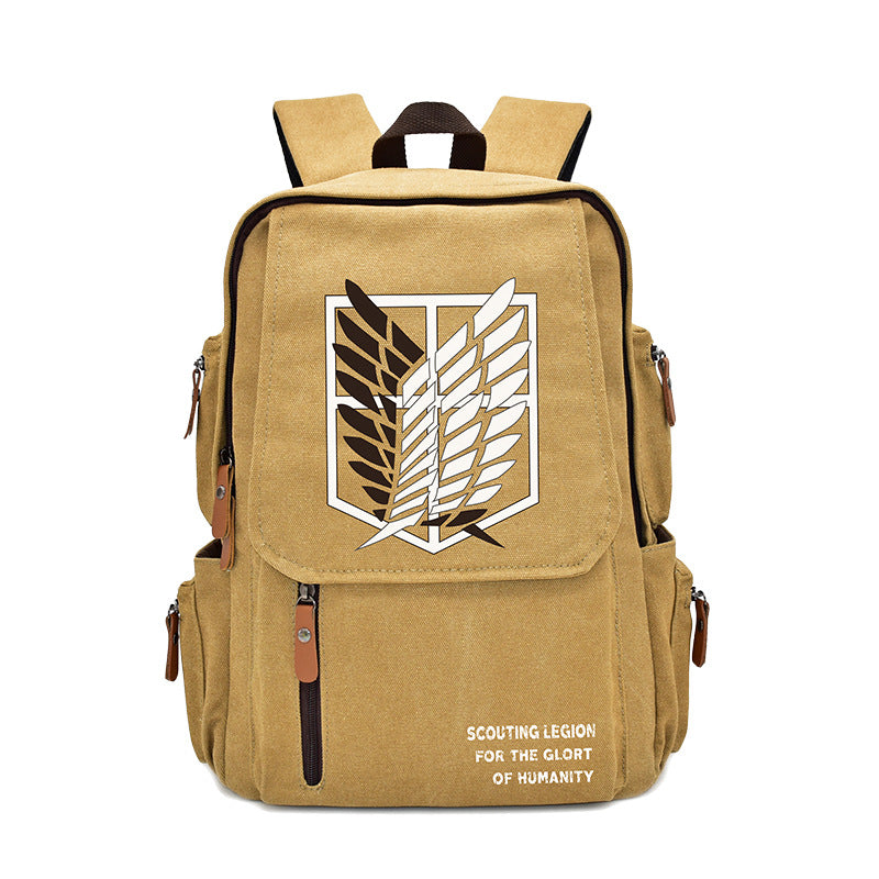 Attack Giant Wings Of Freedom Ghost Middle School Students' Schoolbags