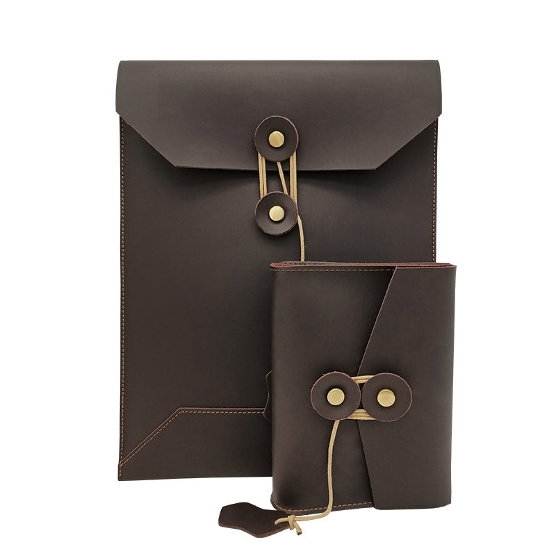 Genuine Leather Notebook For Sleeve Business Bags