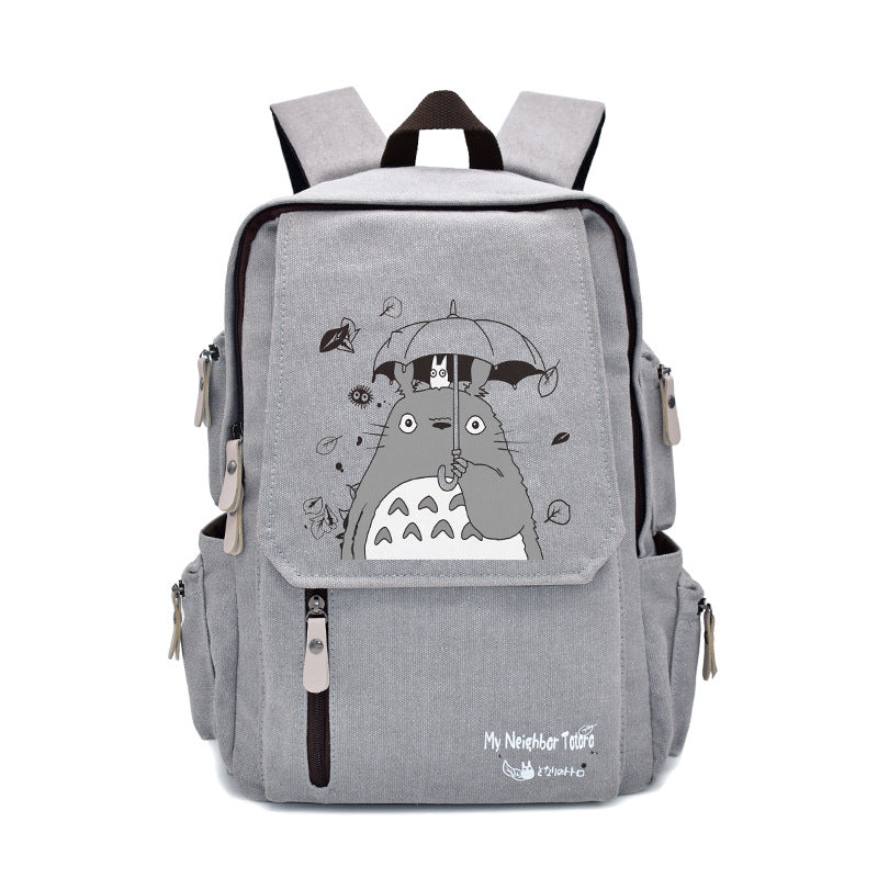 Fire Shadow Totoro One Piece Large Backpacks