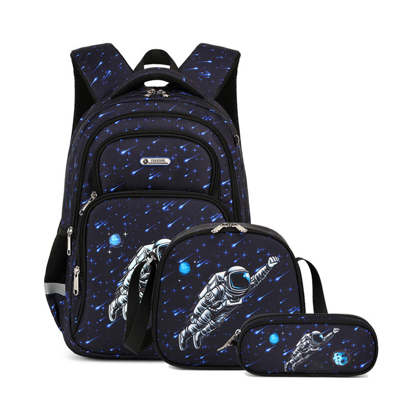 Boys Grade Stylish Lightweight Hu Ji Elementary School Students' Schoolbags