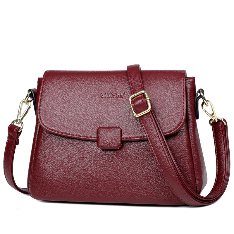 Women's Unique Pretty Fan Soft Leather Crossbody Bags