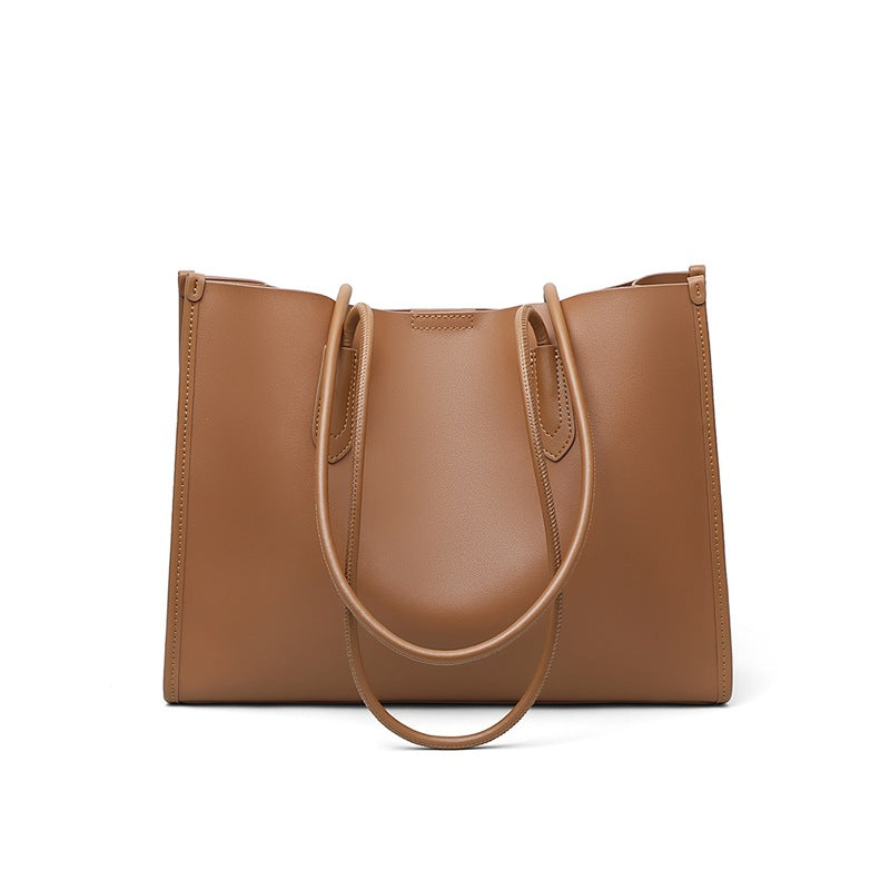 Women's Genuine Leather Large Capacity Commuter Portable Bags