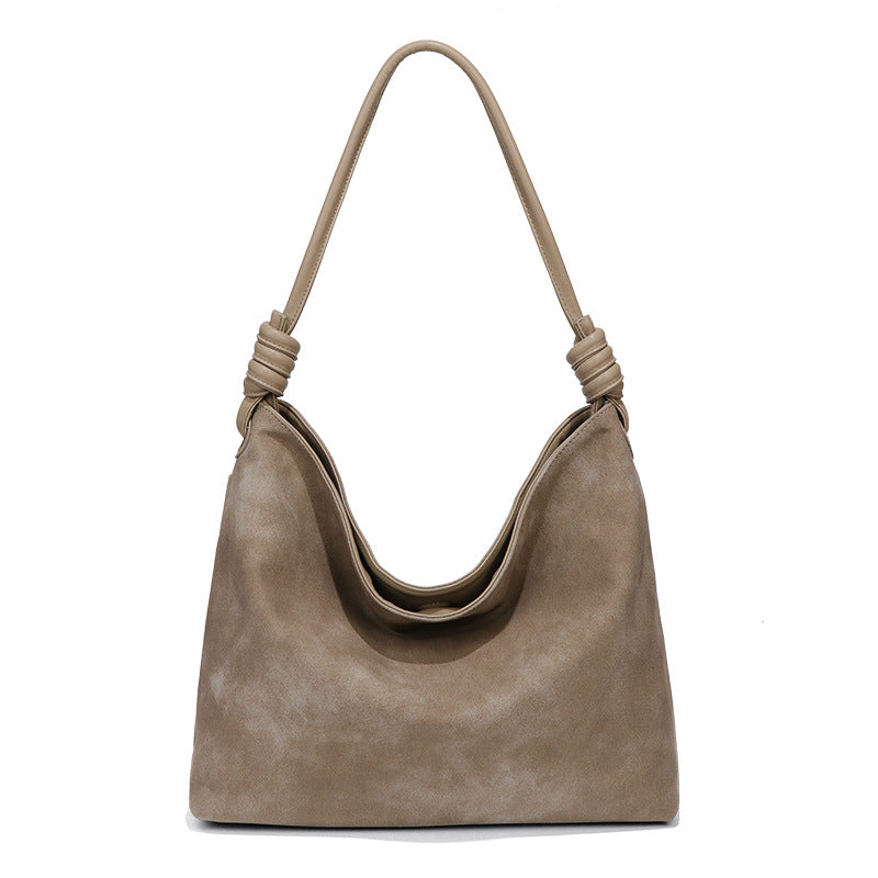 Women's Vintage Deerskin Veet High Sense Large Tote Bags