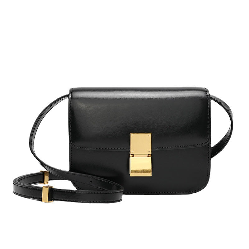 Women's Caramel Tofu High Sense Versatile Retro Small Square Bags