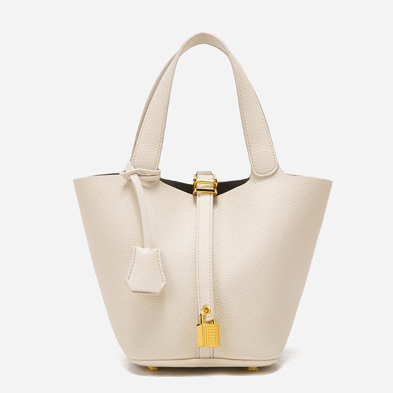 Women's Mother Vegetable Basket Lychee Pattern Versatile Handbags