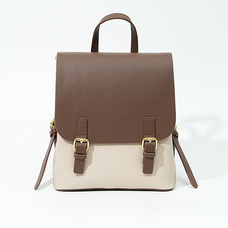 Women's Genuine Leather High-grade Large Capacity Style Backpacks