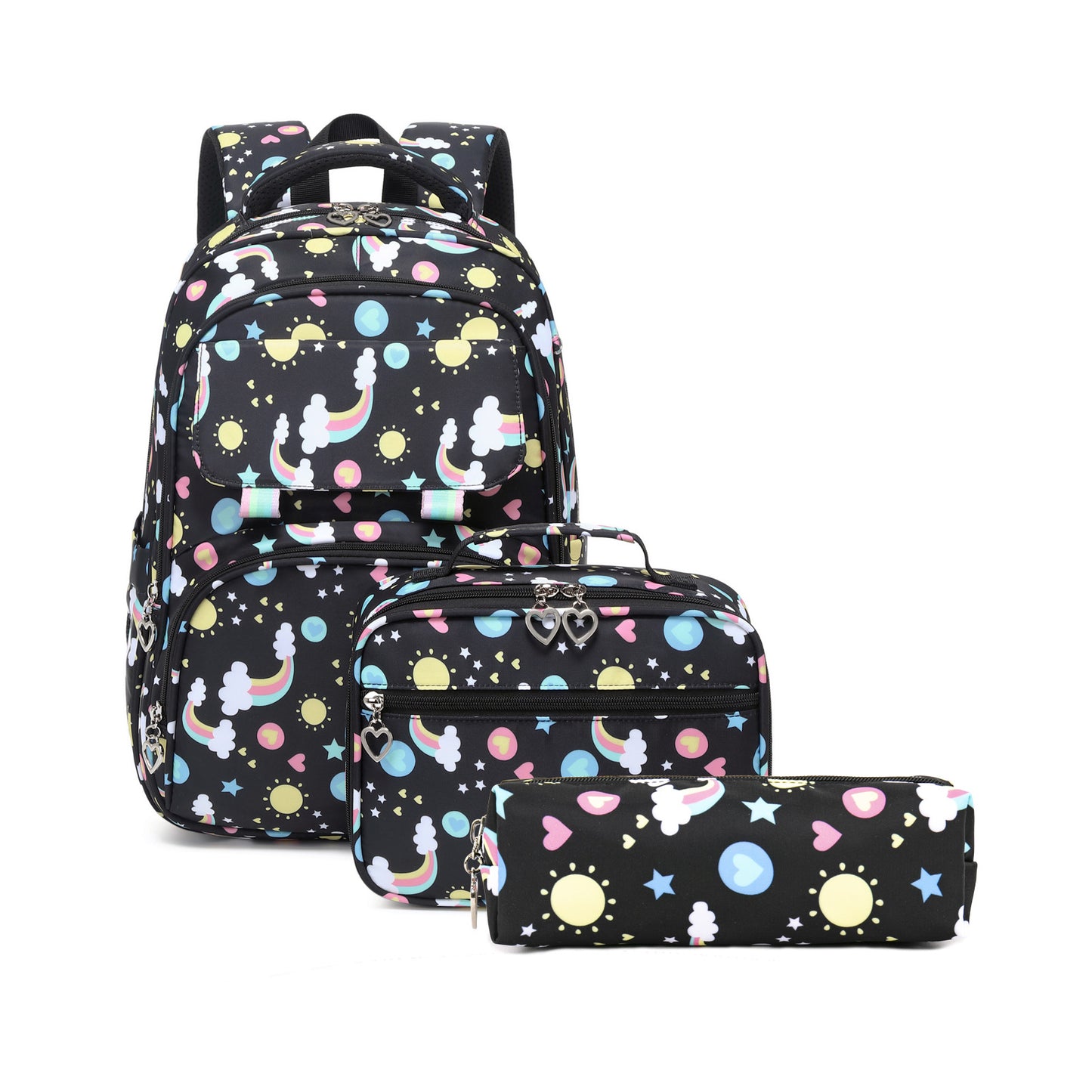 Women's Two-piece Set Cute Printed Waterproof For Backpacks