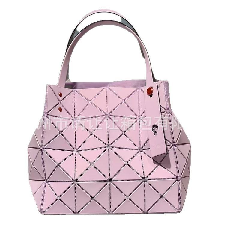 Women's March Brick Rhombus Box Limited Macaron Handbags